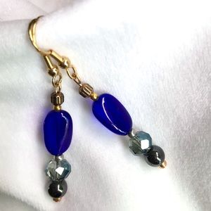 Handmade Earrings with Vintage and Modern Elements. (E171-1H)